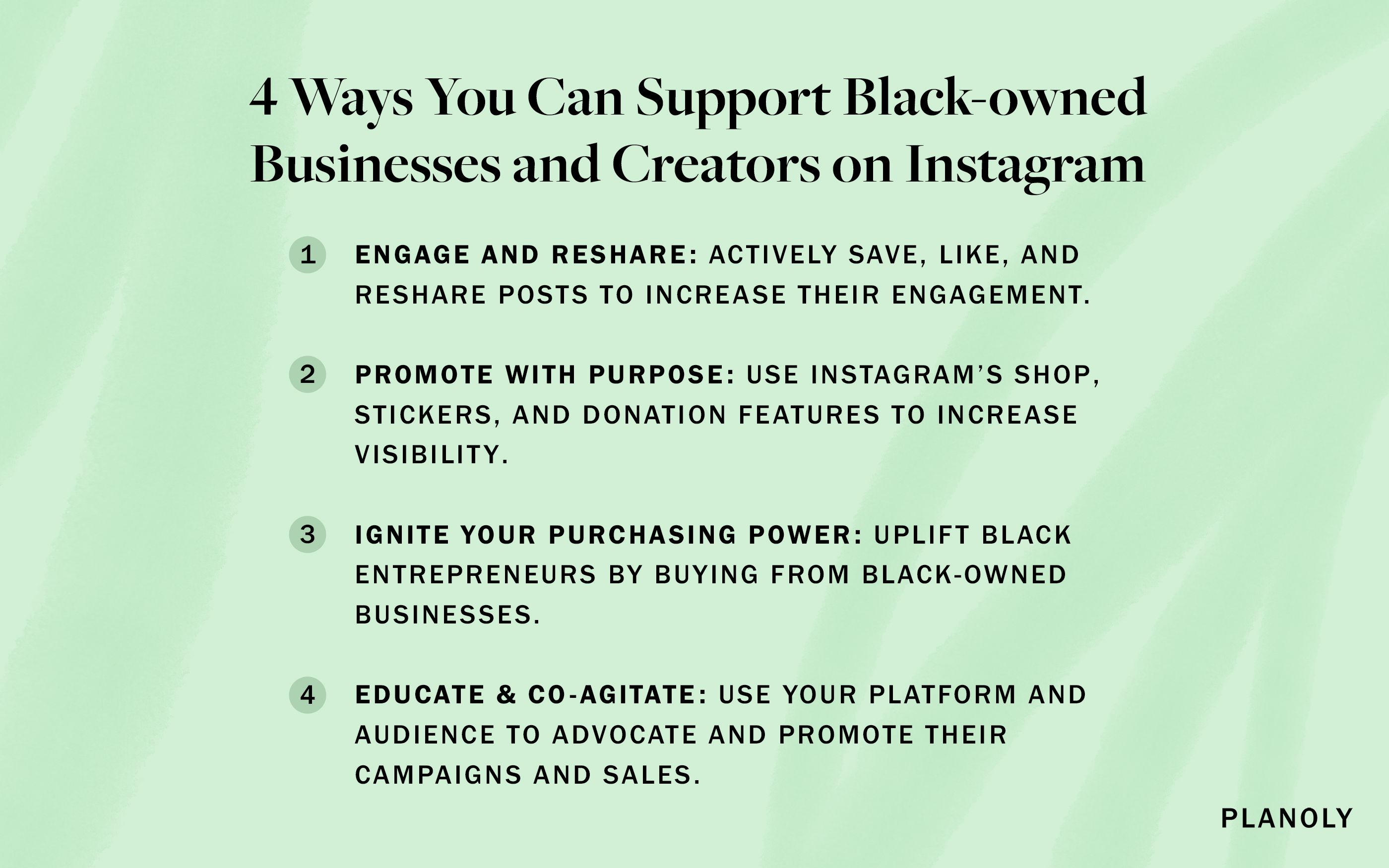 PLANOLY - Blog Post - How to Support Black Businesses - Image 1
