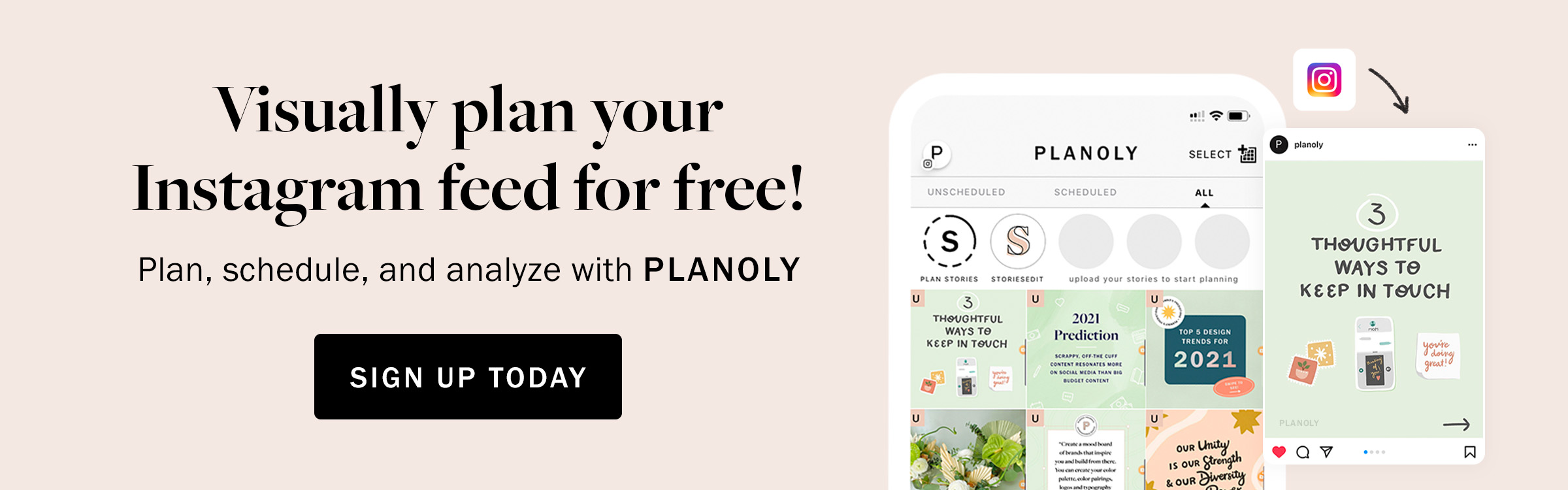 Join PLANOLY for Free