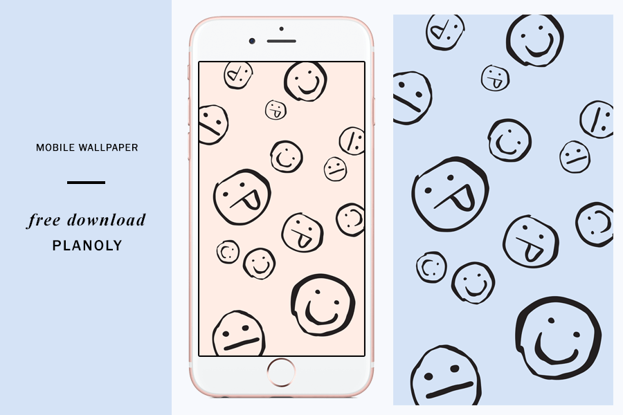 World Emoji Day - PLANOLY Free Mobile Wallpaper Download