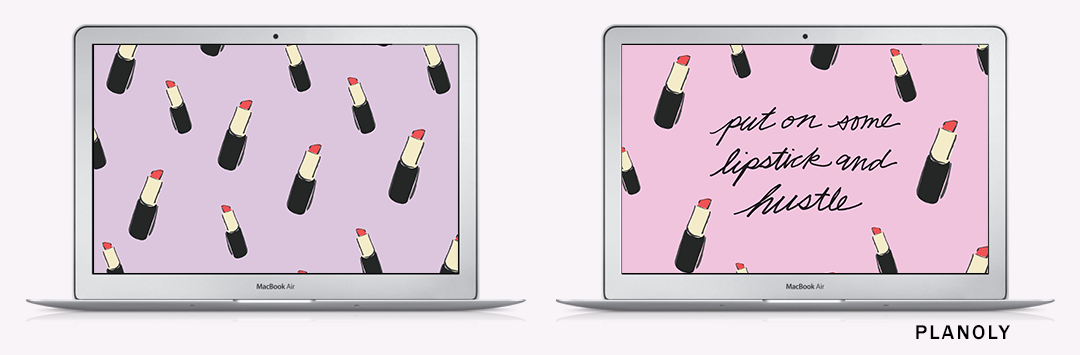 National Lipstick Day Wallpapers - PLANOLY Blog 2