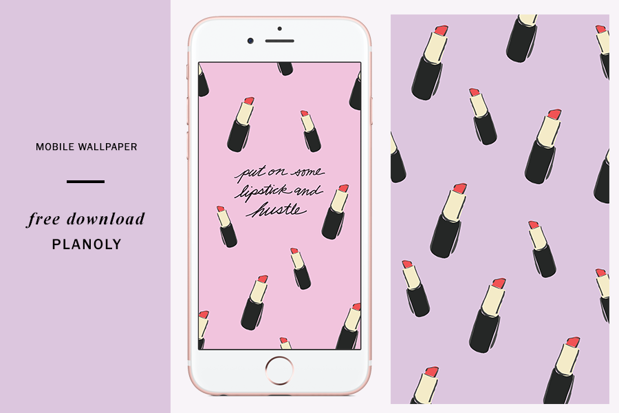National Lipstick Day Wallpapers - PLANOLY Blog 5
