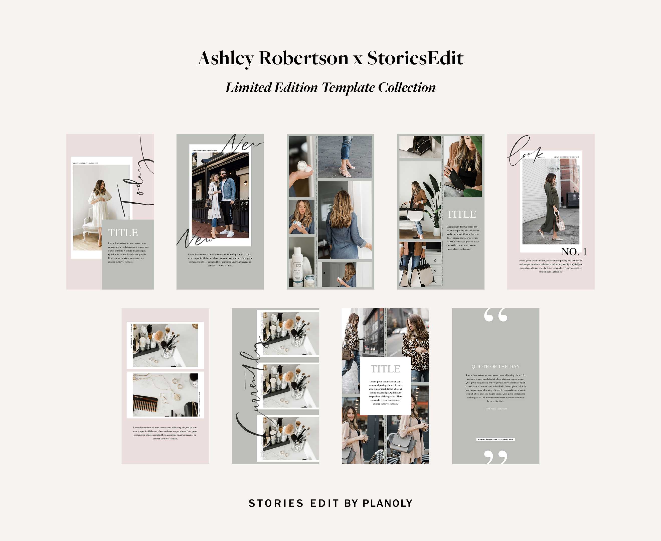 Ashley Robertson x StoriesEdit Template Collection
